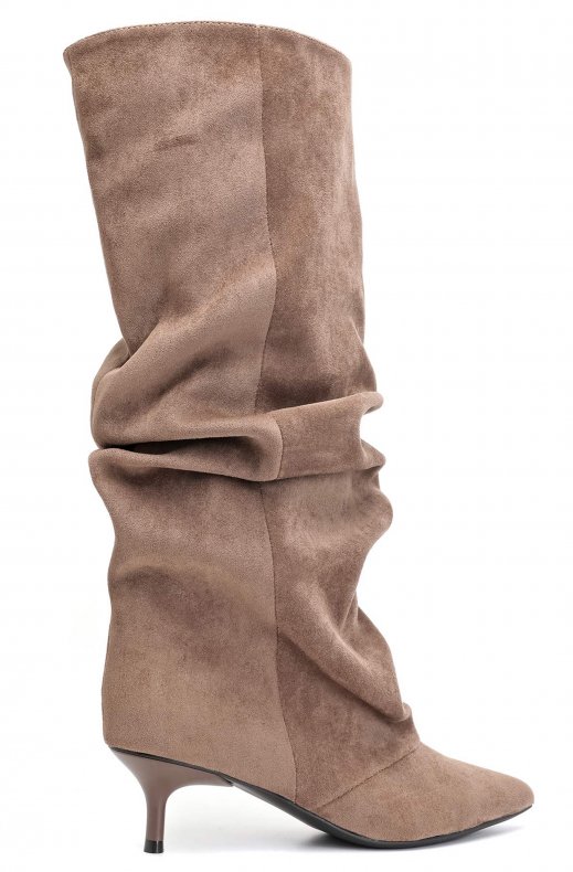 Mixed Brands - Slouchy Boot 7111 - Khaki