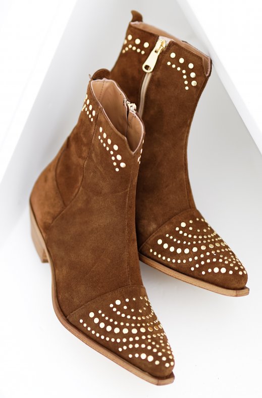 Bukela - Alister Boot Cognac Suede Gold