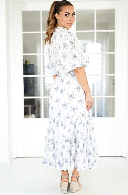 By Timo - Cotton Slub Maxi Dress Flower Buds