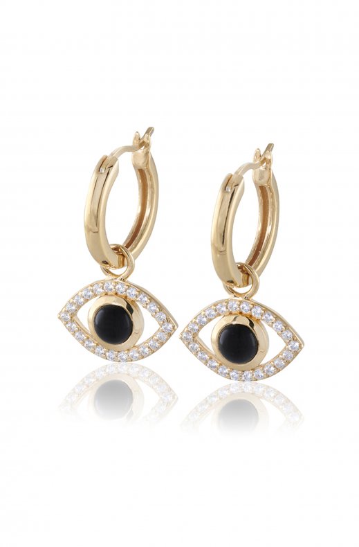 Carolina Gynning Jewelry - Devine Eye Earrings Goldplated