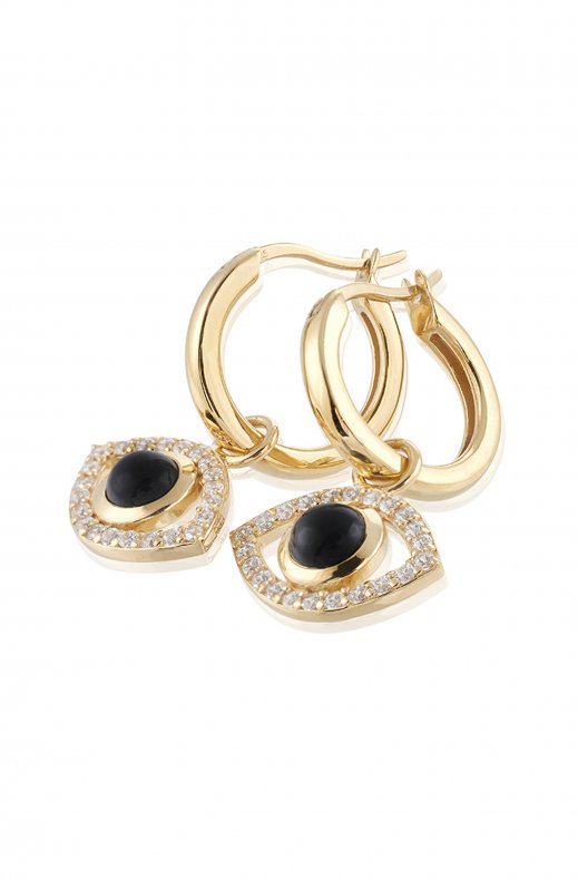 Carolina Gynning Jewelry - Devine Eye Earrings Goldplated