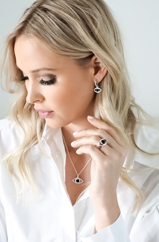 Carolina Gynning Jewelry - Devine Eye Necklace Silver