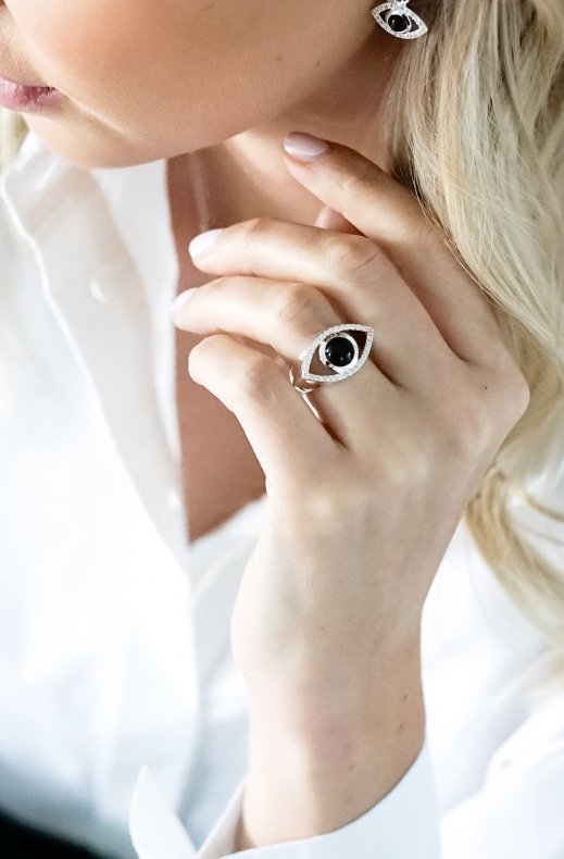 Carolina Gynning Jewelry - Devine Eye Ring Silver