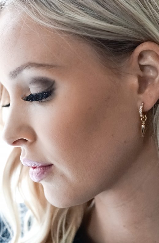 Carolina Gynning Jewelry - Spear of Life Creol Earrings Goldplated
