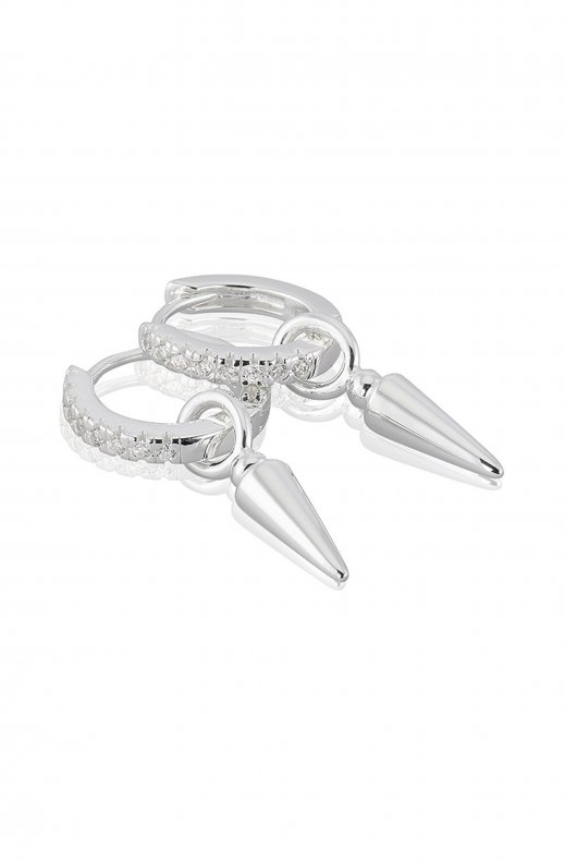 Carolina Gynning Jewelry - Spear of Life Creol Earrings Silver