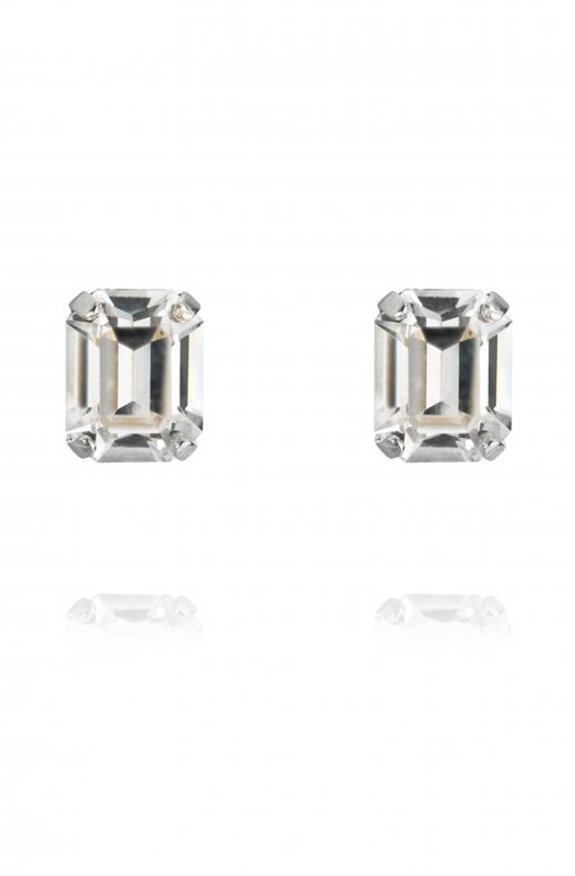 Caroline Svedbom - lydia stud earring rhodium crystal