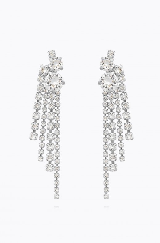 Caroline Svedbom - Amy Earring - Rhodium Crystal