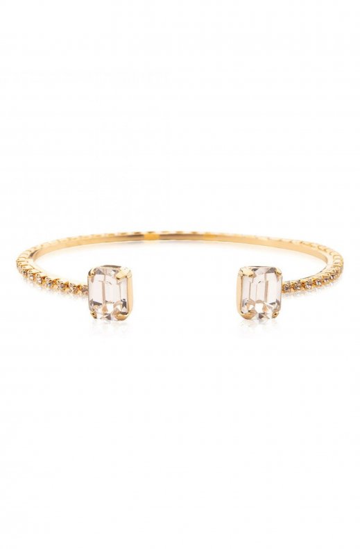 Caroline Svedbom Bridal - By Your Side Braclet - Gold Crystal