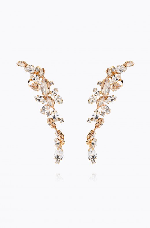 Caroline Svedbom Bridal - Marry Me Earcuff - Gold Crystal Golden Shadow