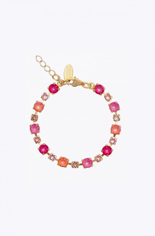 Caroline Svedbom - Calanthe Bracelet - Gold Coral combo