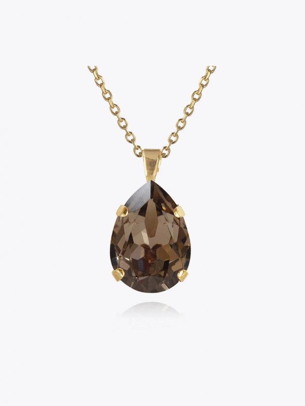 Caroline Svedbom - Classic Drop Necklace - Gold Greige