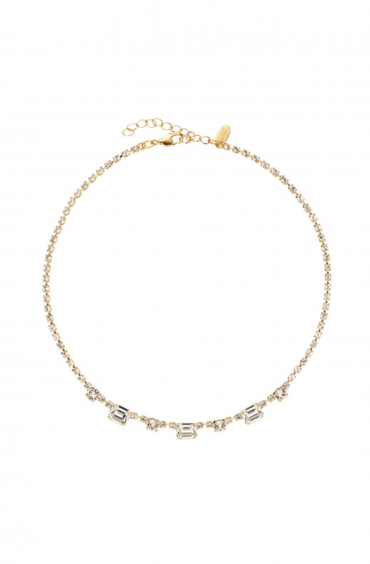 Caroline Svedbom - Corinna Necklace - Gold Crystal