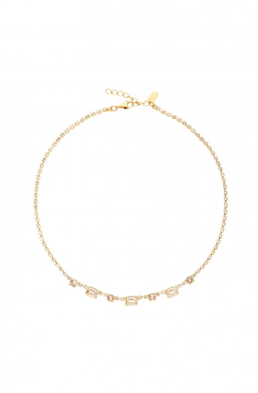 Caroline Svedbom - Corinna Necklace - Gold Silk