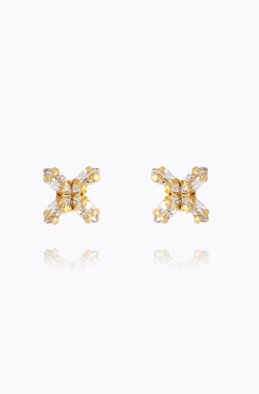 Caroline Svedbom - Crystal Mini Star Earring - Gold Crystal