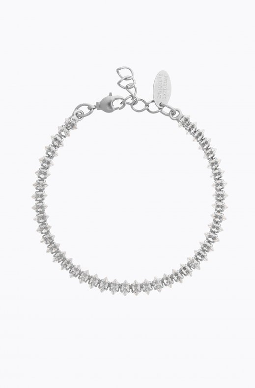 Caroline Svedbom - Crystal Navette Bracelet - Rhodium Crystal