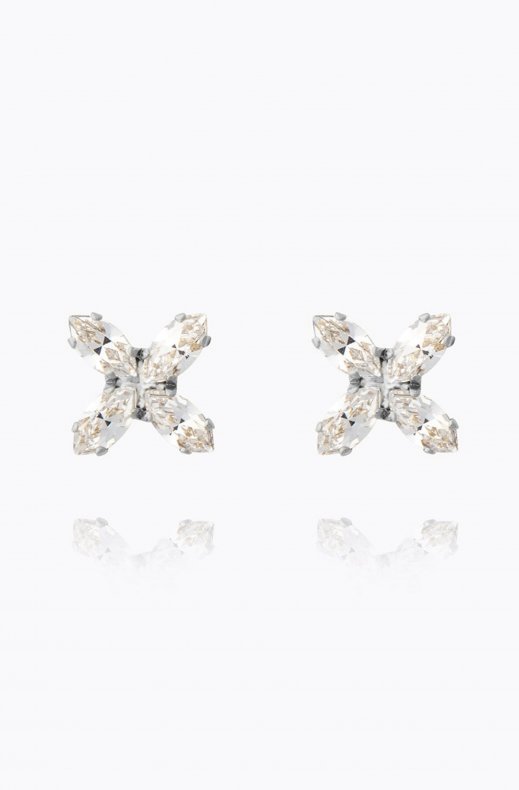 Caroline Svedbom - Crystal Star Earrings - Rhodium Crystal