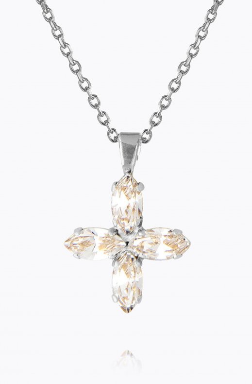 Caroline Svedbom - Crystal Star Necklace 50 - Rhodium Crystal