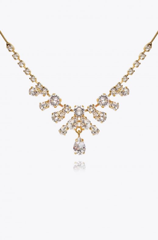 Caroline Svedbom - Daphne Necklace Gold Crystal
