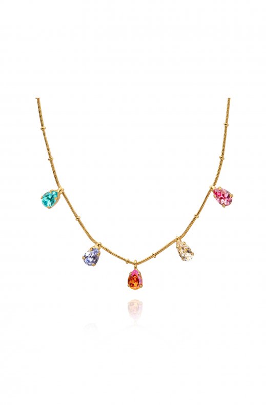 Caroline Svedbom - Estelle Necklace - Gold Crystal
