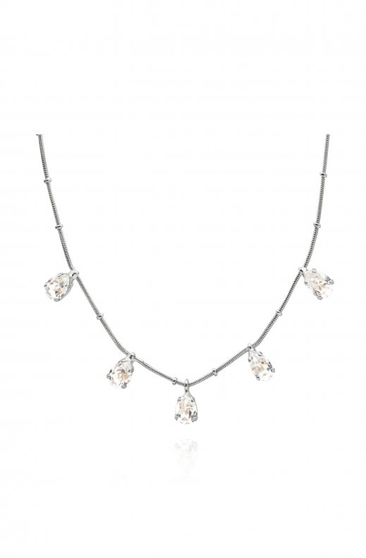 Caroline Svedbom - Estelle Necklace - Rhodium Crystal
