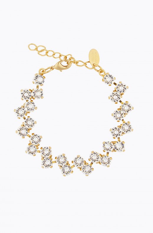 Caroline Svedbom - Fiona Bracelet - Gold Crystal
