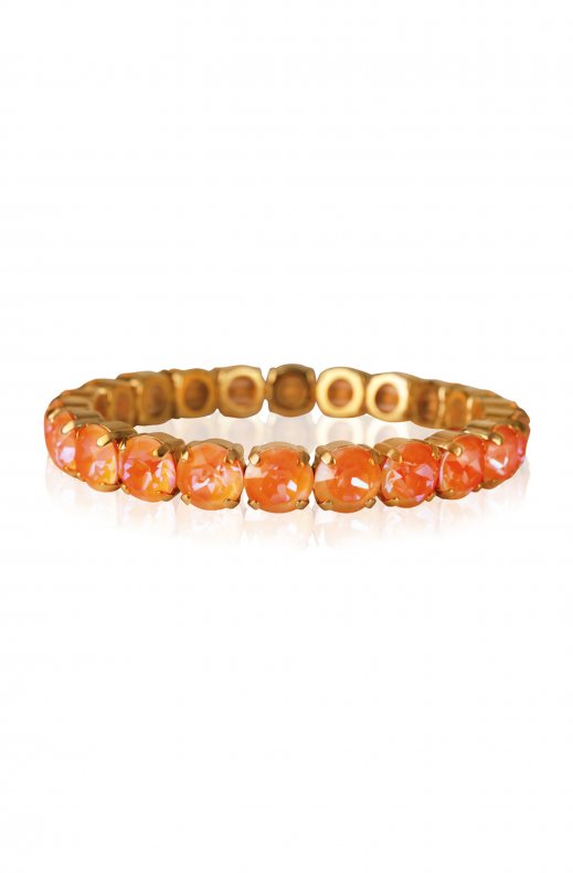 Caroline Svedbom - Gia Stud Bracelet -Gold Orange Glow Delite