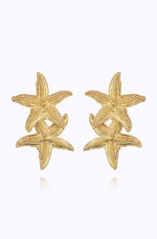 Caroline Svedbom - Grande Sea Star Earrings - Gold