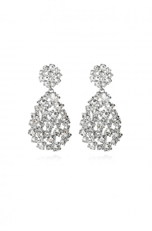 Caroline Svedbom - Hanna Earring - Rhodium Crystal