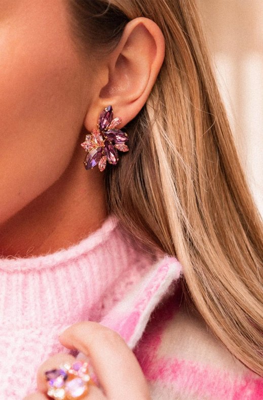 Caroline Svedbom - Iris Earcuff - Gold Iris Combo
