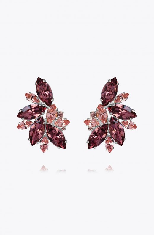 Caroline Svedbom - Iris Earcuff - Rhodium Iris Combo