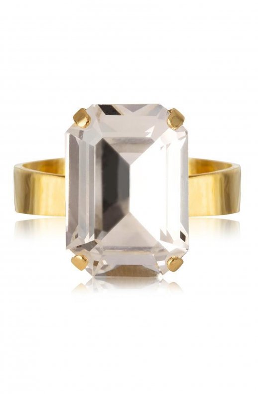 CAROLINE SVEDBOM - LYDIA RING GOLD CRYSTAL