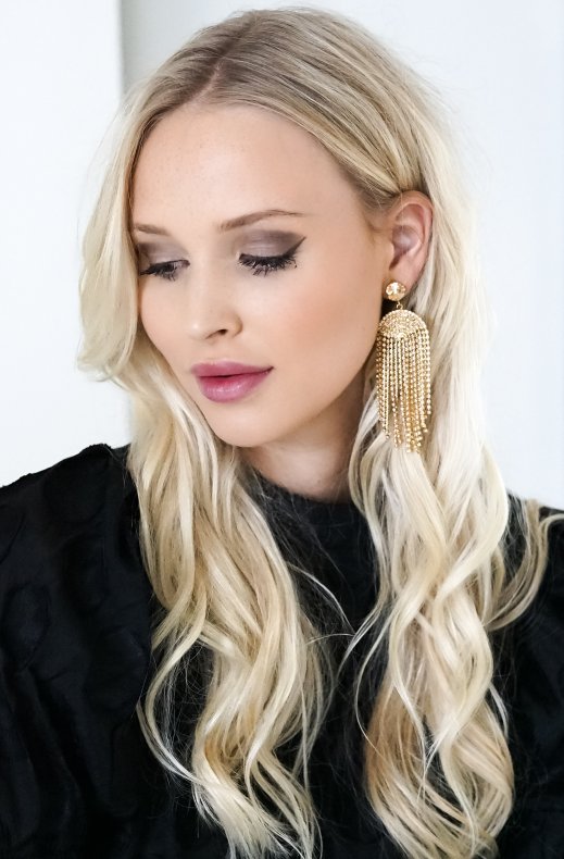 Caroline Svedbom - Melinda Earring Gold Golden Shadow Vintage Rose