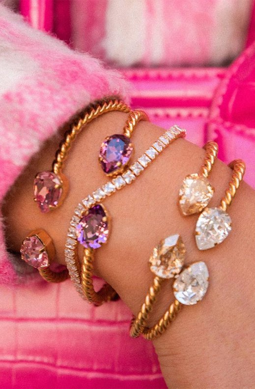Caroline Svedbom - Mini Drop Bracelet - Gold Iris