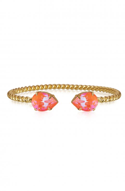 Caroline Svedbom - Mini Drop Bracelet - Gold Orange Glow Delite