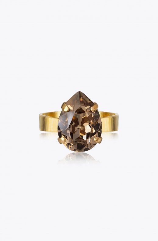 Caroline Svedbom - Mini Drop Ring - Gold Greige