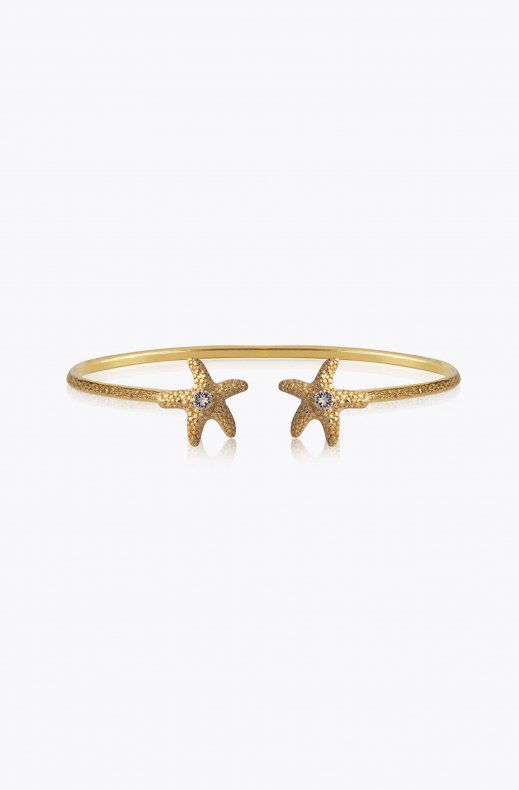 Caroline Svedbom - Mini Sea Star Bracelet - Gold Crystal