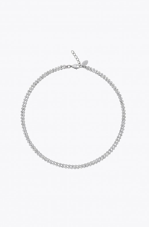 Caroline Svedbom - Miro Necklace - Rhodium Crystal