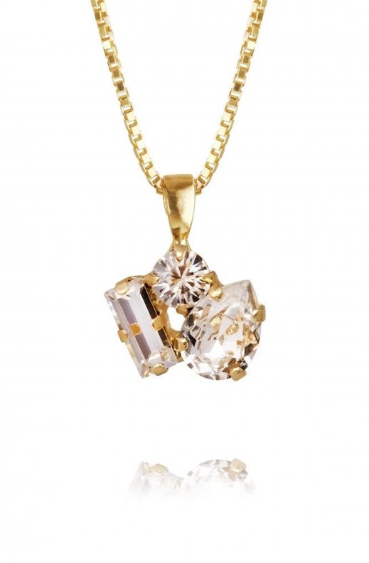 Caroline Svedbom - Isa Necklace Gold Crystal