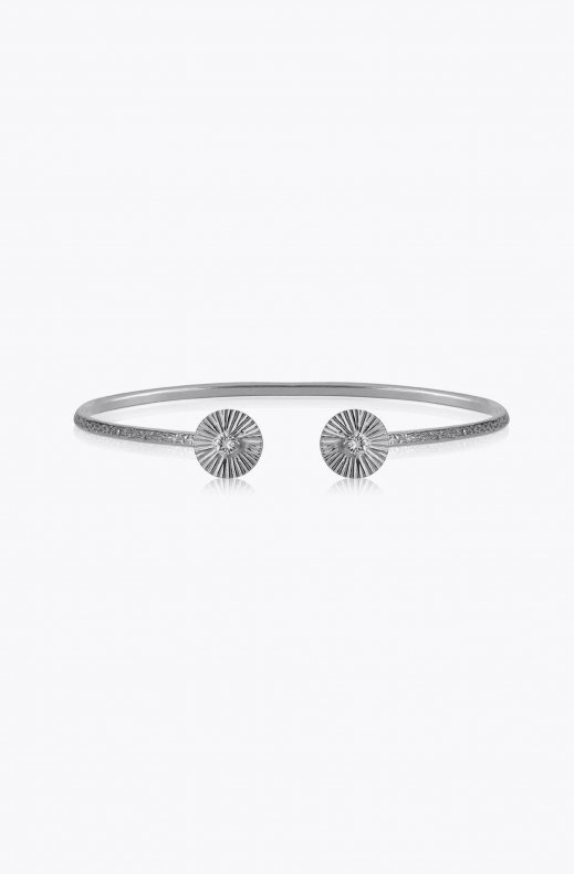 Caroline Svedbom - Odessa Bracelet - Rhodium Crystal