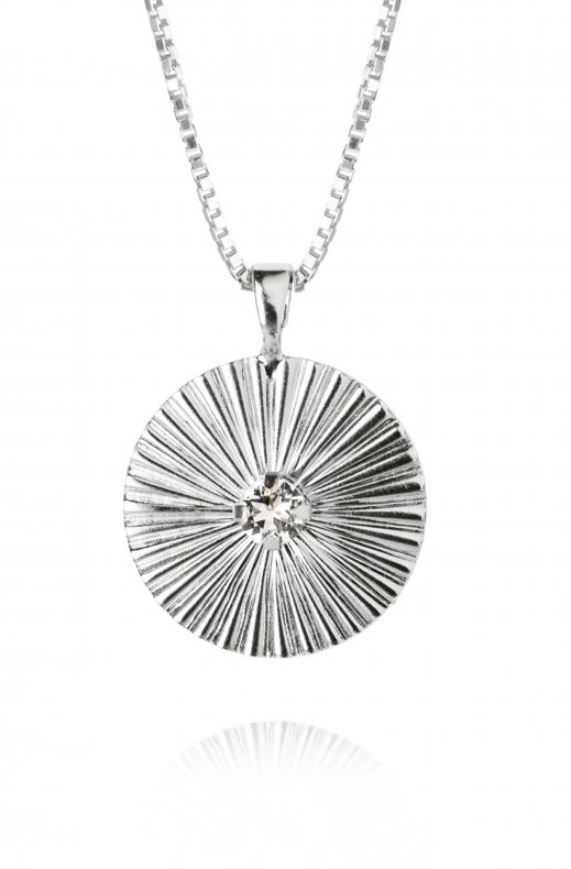 Caroline Svedbom - Odessa Necklace Rhodium Crystal