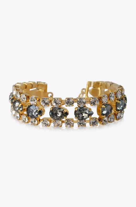 Caroline Svedbom - Penelope Bracelet - Gold Blackshade Combo