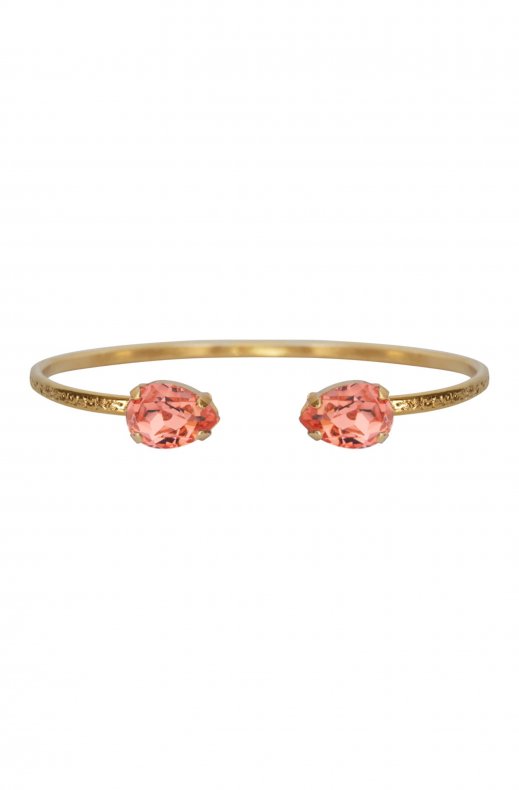 Caroline Svedbom - Petite Drop Bracelet - Gold Rose Peach