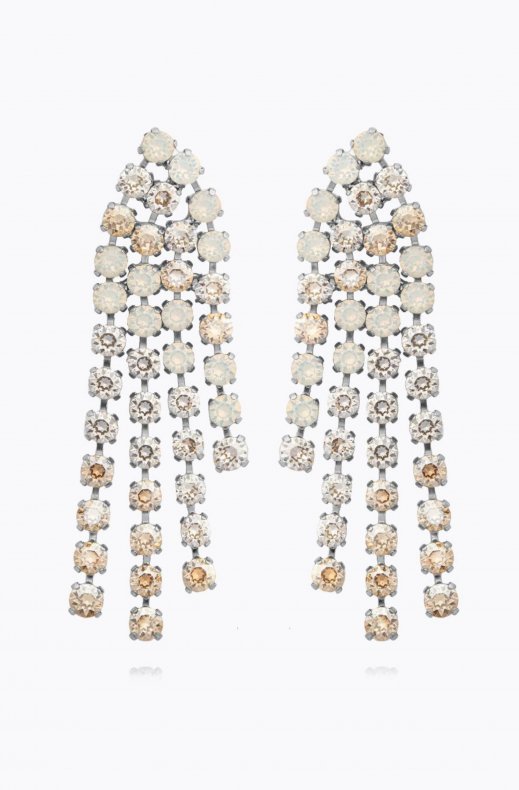 Caroline Svedbom - Rosanna Earrings - Rhodium White combo