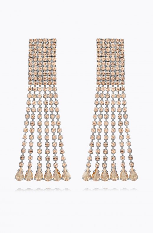 Caroline Svedbom - Scarlett Earring - Rhodium Golden Shadow