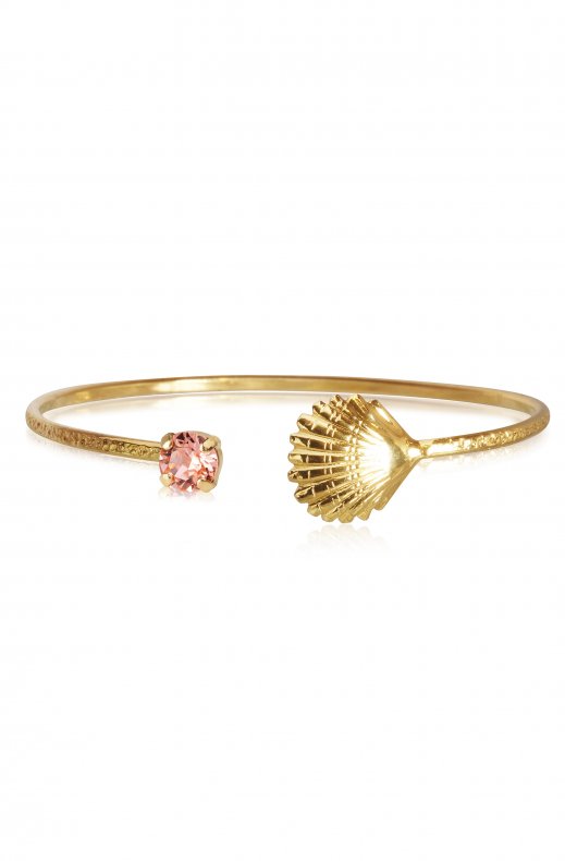 Caroline Svedbom - Shell Bracelet Gold Rose Peach