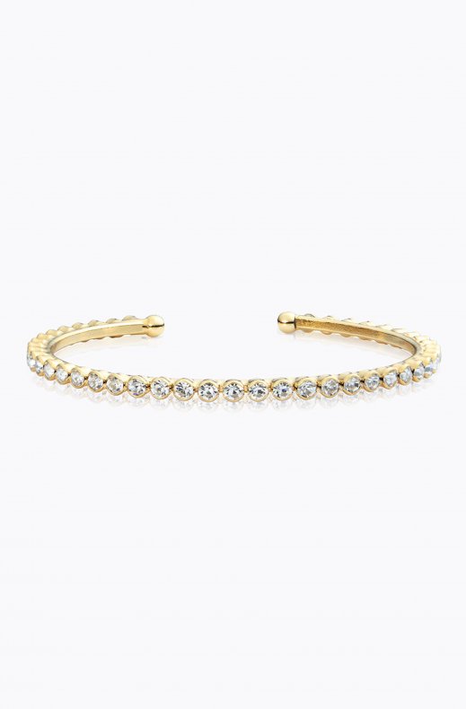 Caroline Svedbom - Siri Bangle - Gold Crystal