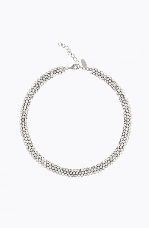 Caroline Svedbom - Siri Choker - Rhodium Crystal