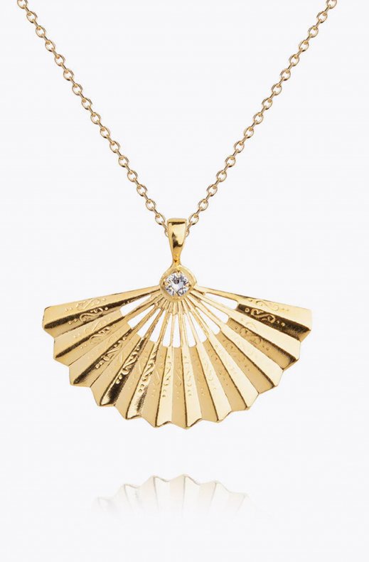 Caroline Svedbom - Sunfeather Necklace - Gold