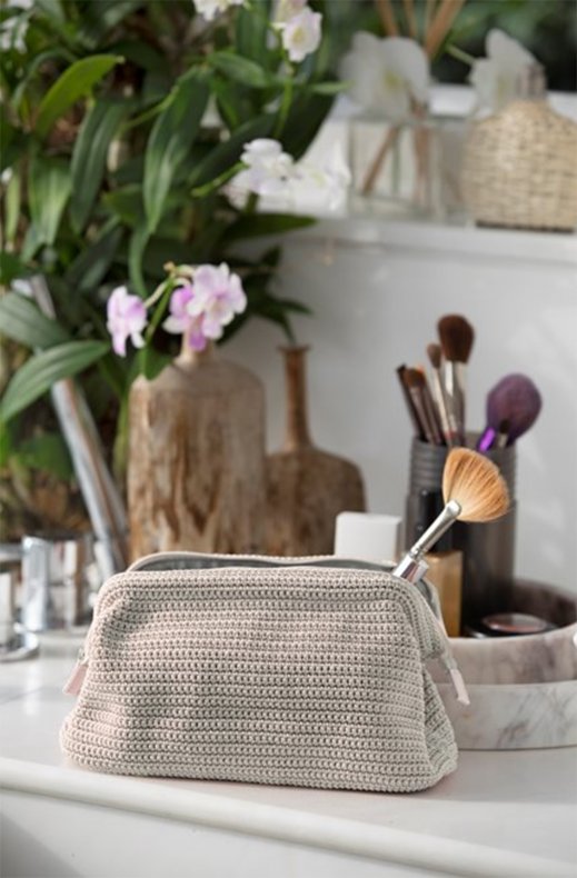 Ceannis - New cosmetic bag crochet seashell