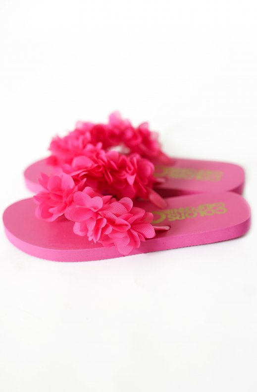 Colors of California - Eva Flip Flop Flower - Fuchsia